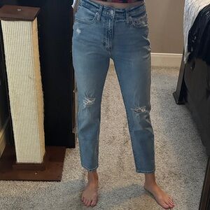 High rise jeans